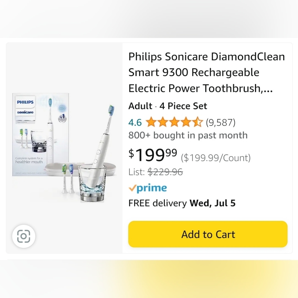Sonicare Toothbrush